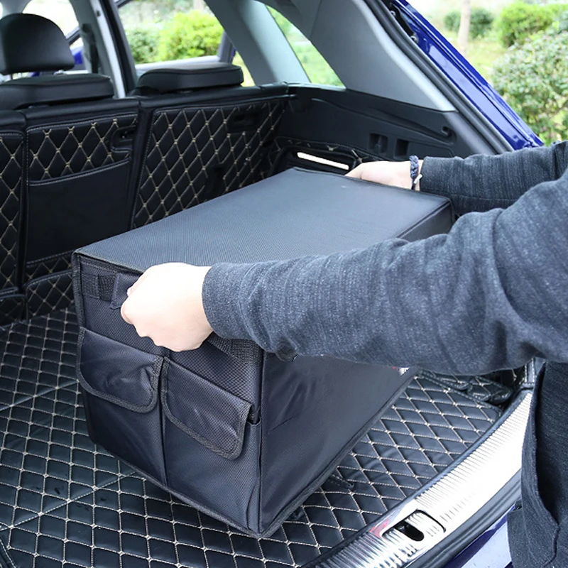 Gelinsi для Audi Q5 FY, Автомобильный Черный Органайзер, коробка большой емкости, складная сумка для хранения, сумка для багажника