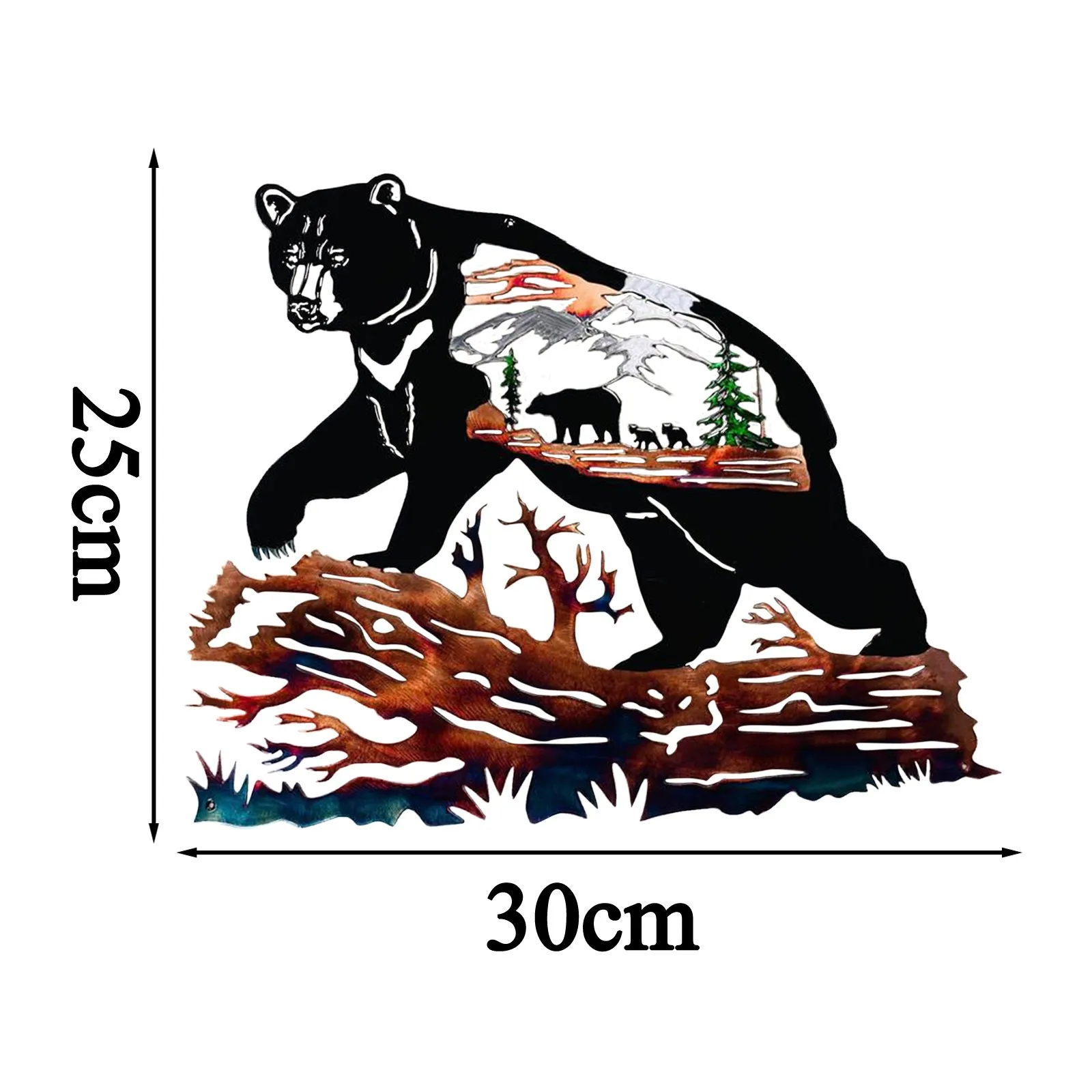 Красивые тапочки в виде медвежонка Цвет Коричневый сцена для искусства стены