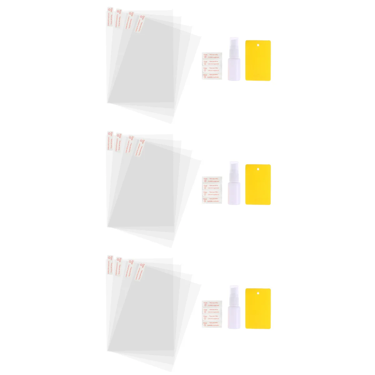 

12 Pcs Car Rearview Mirror Protective Film Anti-Glare Anti-Scratch Anti-Fog Rainproof Rear View Mirror Clear Film