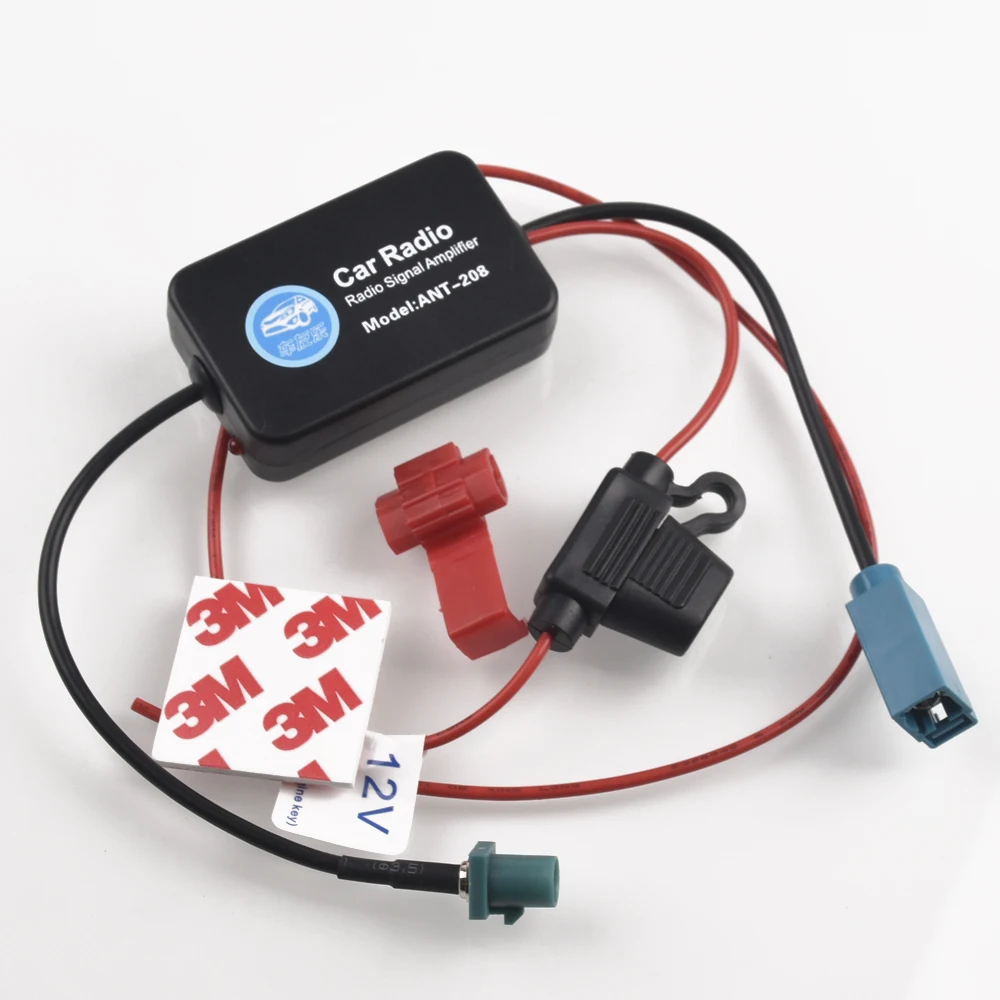 Автомобильный радиоприемник FM антенна усилитель сигнала для vw fakra Booster 12 В
