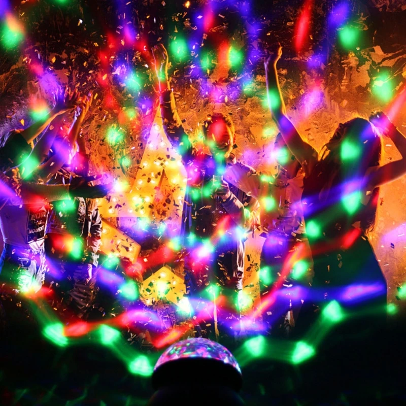 

USB rotating KTV stage projection light LED colorful stage light X6HD