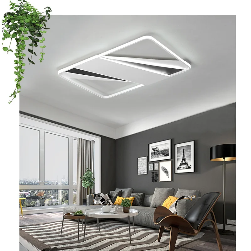 Светодиодный ная светодиодная люстра светильник гостиной простая атмосферная