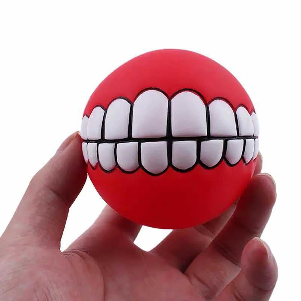 

Pet Dog Toys Dog Chew Squeaky Interactive Ball Puppy Bite Resistant Tooth Clean Balls Pets Dogs Indoor Toys Supplies Accessories