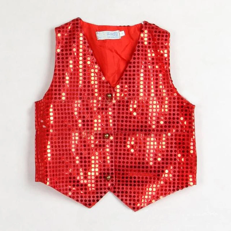 Блестящий хор искусственный жилет костюм для вечеринки танцевальная одежда