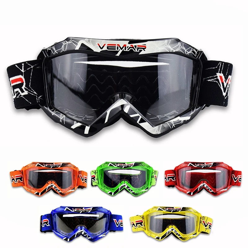 Детские мотоциклетные очки VEMAR ветрозащитные с защитой от УФ излучения для