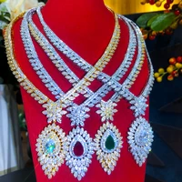 missvikki luxury gorgeous necklace earrings jewelry set women wedding gorgeous sparkly women wedding engagement high quality