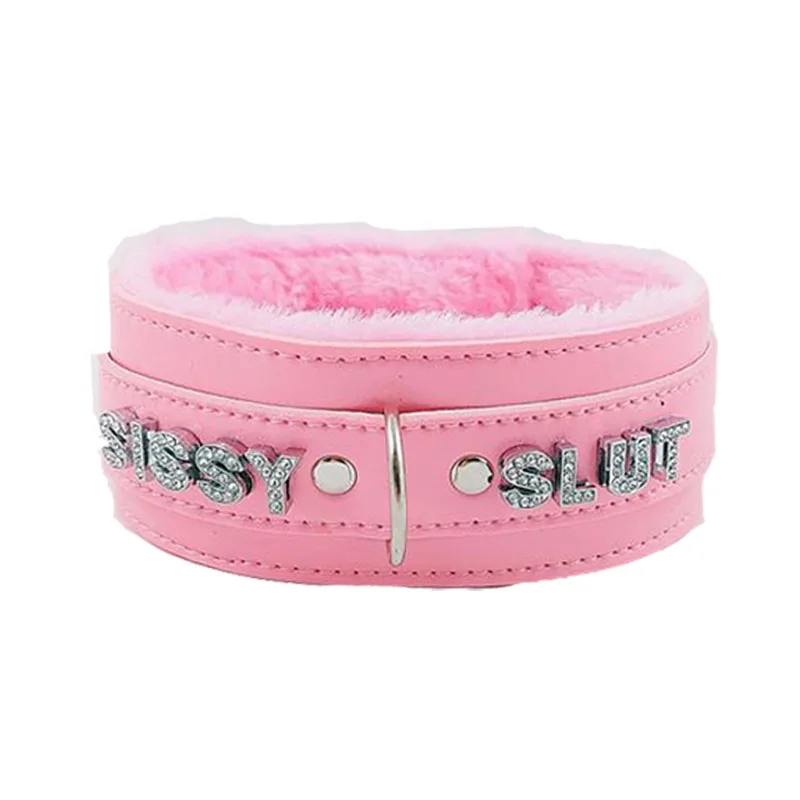 

Fetish Kink bdsm Rhineston Collar Sissy Cosplay Costume ddlg whore bimbo bondage Sex Toy for Couple