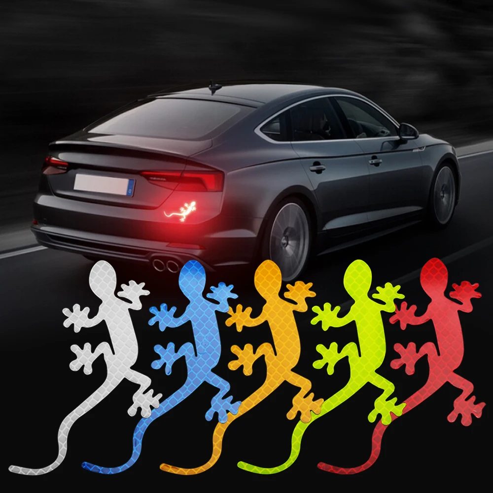 Автомобильная Светоотражающая наклейка Gecko Предупреждение ительным знаком для