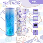 NewmeBox плывун пенал школьный новый Милый животное пенал для школы Кавайный кот пеналы для школы С калькулятором Nbx Блестки пенал для мальчиков пеналы для подростков