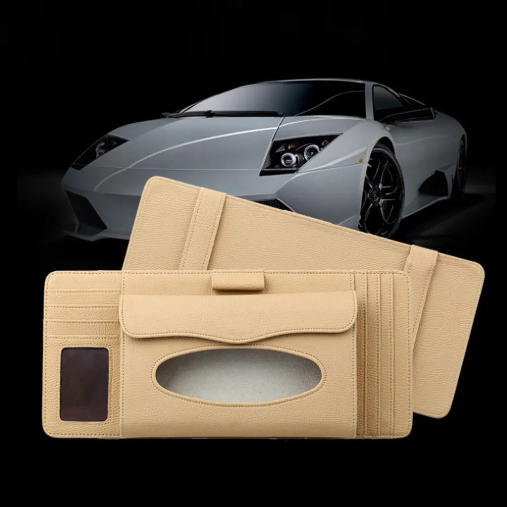 3 в 1 Автомобильный Органайзер CD сумка для хранения автомобиле солнцезащитный