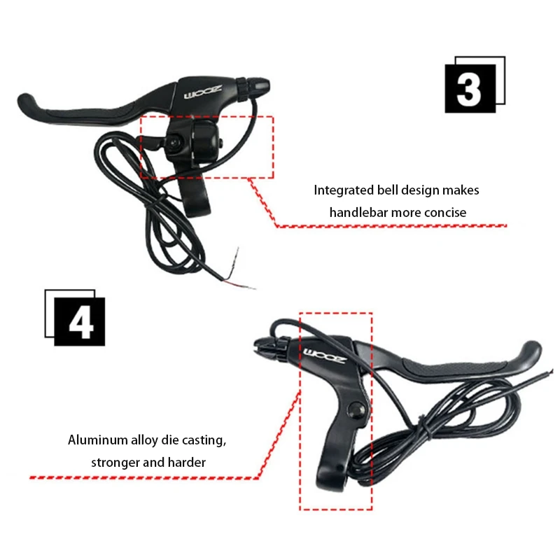 

Zoom Scooter Brake Lever Power Off Brake Lever Aluminum Alloy Brake Lever