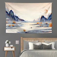 modern camping style tapestry boreal europe nature landscape contracted tapestry wall hanging bedroom aesthetic dorm home decor