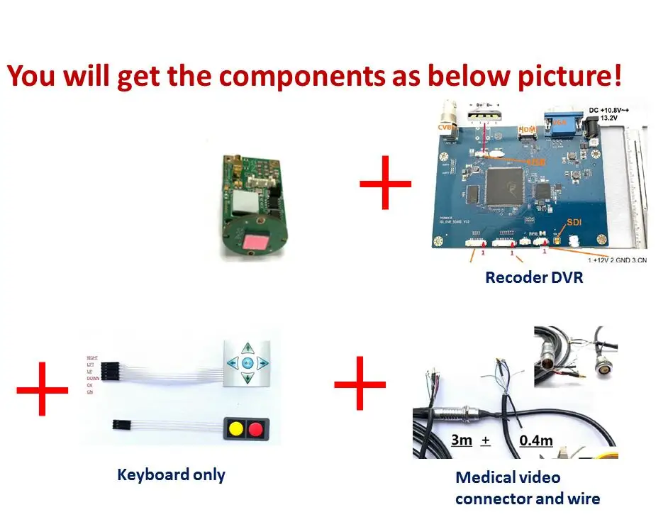 Эндоскопическая камера PCB модуль HD SDI 1080P медицинская чип и записывающее