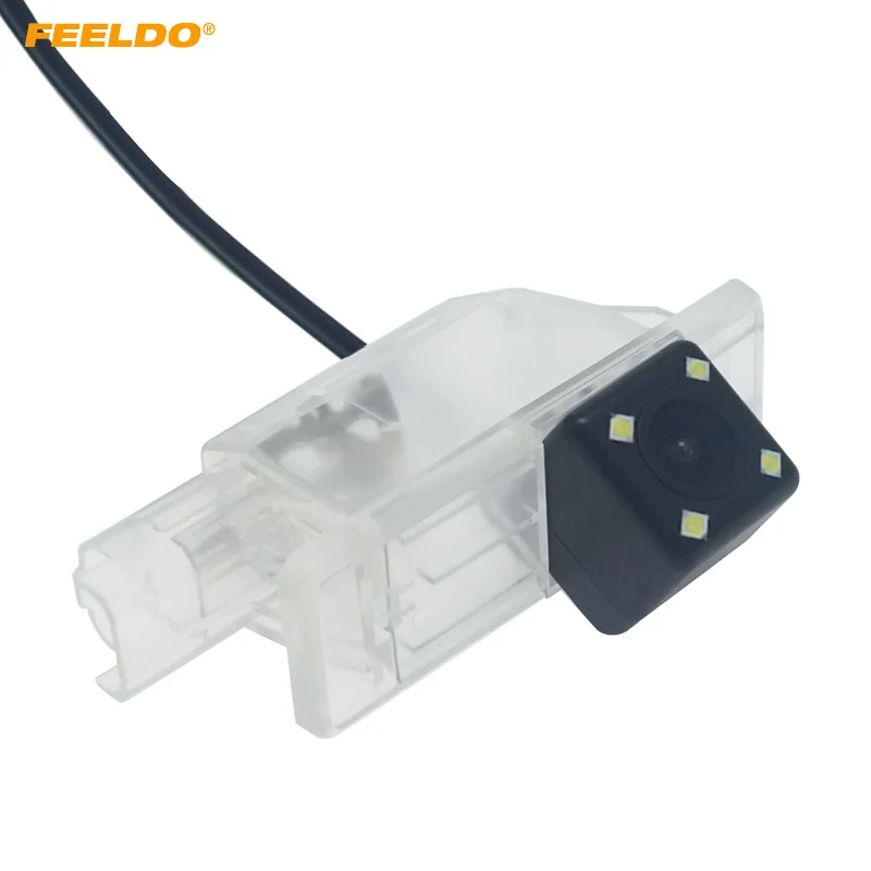 Автомобильная камера заднего вида FEEELDO со светодиодной подсветкой для Peugeot