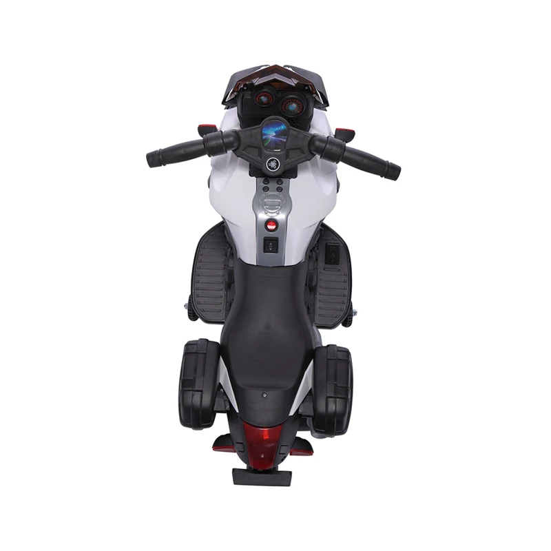 Дети катаются на крутом электрическом мотоцикле игрушки для вождения автомобиля