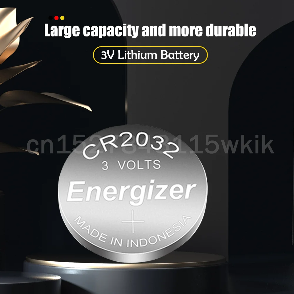 30PCS/lot Original Energizer CR2032 CR 2032 3V Lithium Battery For Computer Electronic Scale Toy Motherboard Control Button Cell |