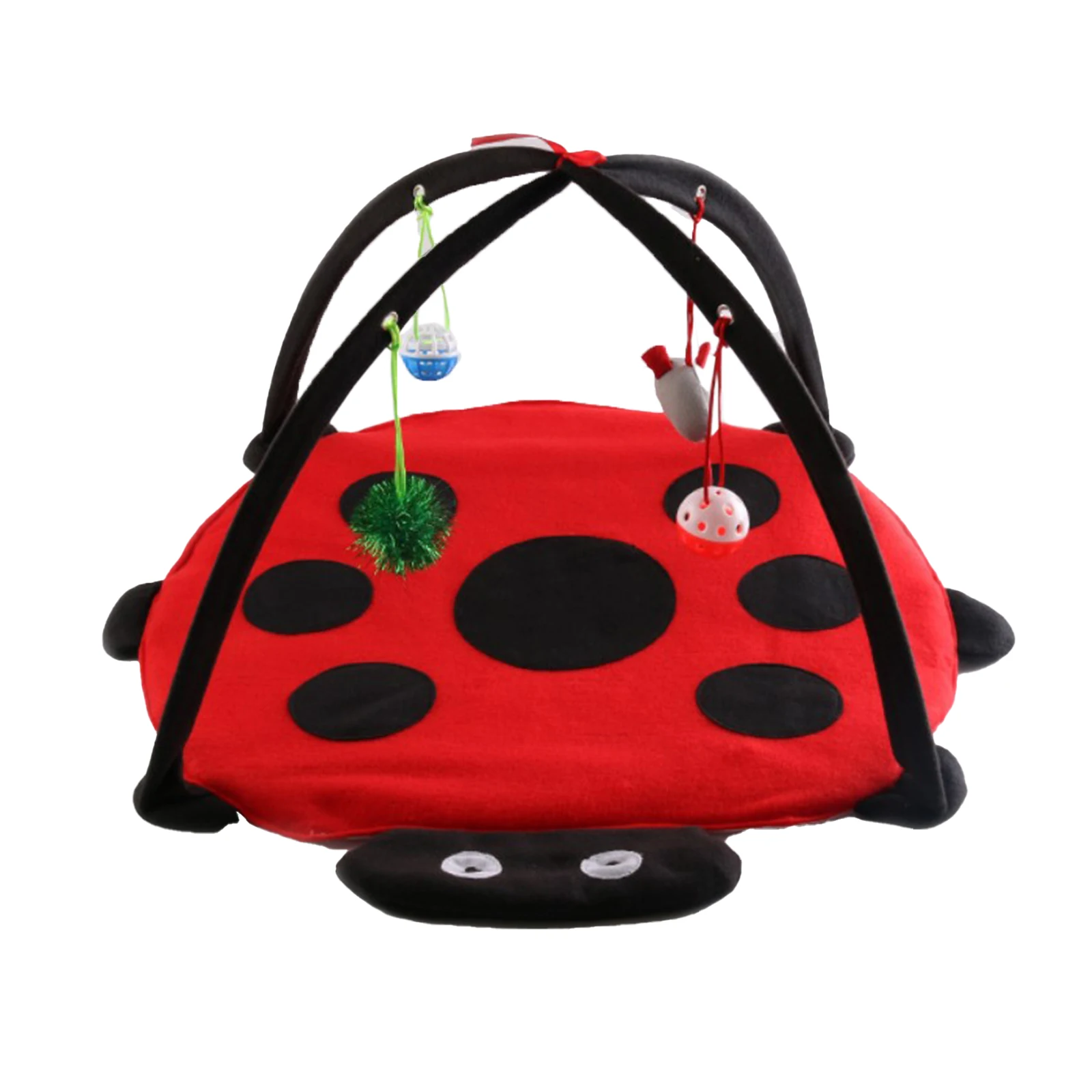 

Игровой коврик для кошек забавная палатка, игровой коврик для котят с подвесными шариками, аксессуары для домашних животных