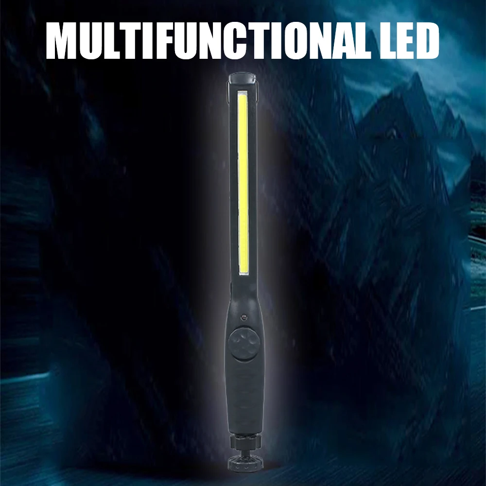Portable COB Flashlight USB Rechargeable LED Work Light Workshop Inspection Torch for Car Repair Camping | Лампы и освещение