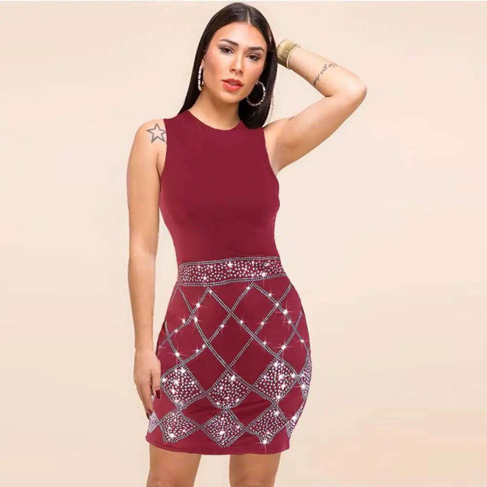 Блестящее платье для женщин с блестками вечерние платья ночного клуба летние