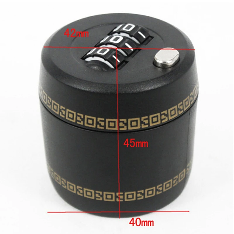 

Plastic Wine Bottle Lock Secret For Wine Stopper Bottle Cap With Password Bar Wine Accessories Creative Gifts Black