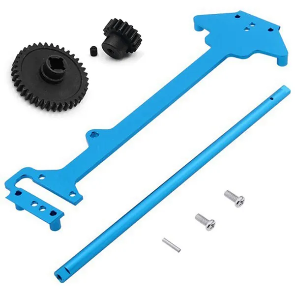 Для WLtoys 1/18 обновленные части Радио лоток центр привода шарнир Spur Металл Diff