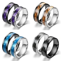 2021 europe and the united states hot selling stainless steel mens ring set couple ring ladies ring wholesale