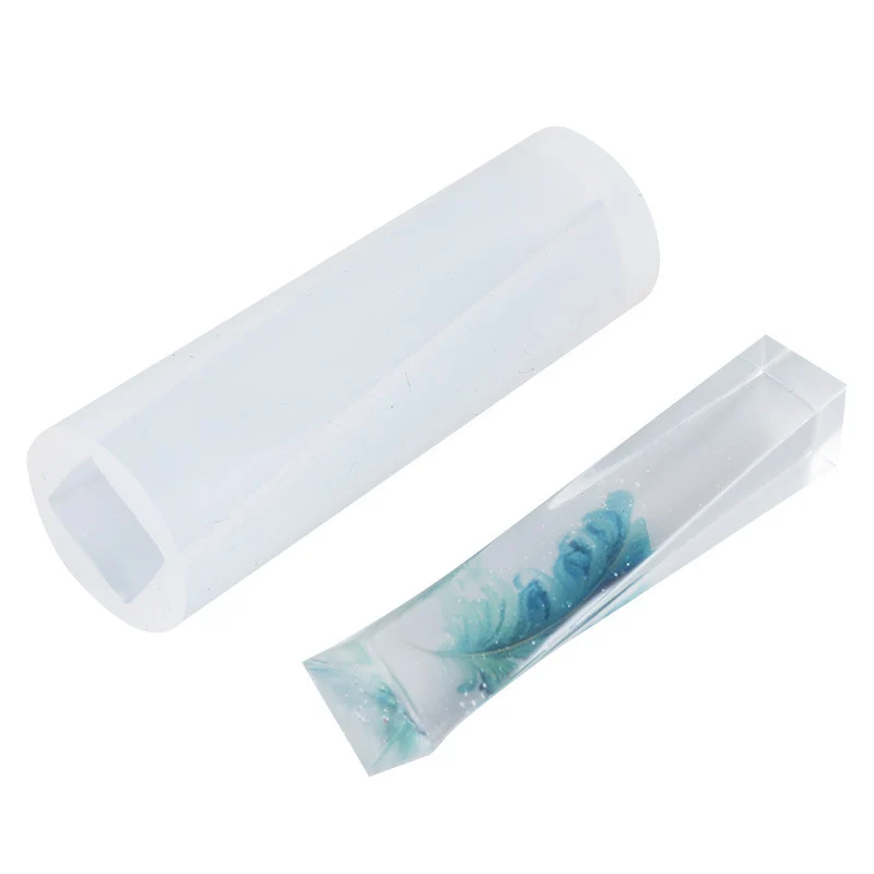 3 шт. прозрачные силиконовые подвески для ювелирных изделий в виде цилиндра | Дом