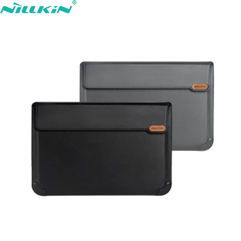 

NILLKIN Laptop Bag For macbook air 13 case with Stand For Huawei MateBook laptop Case For Macbook Pro 15 16 inches Leather Cover