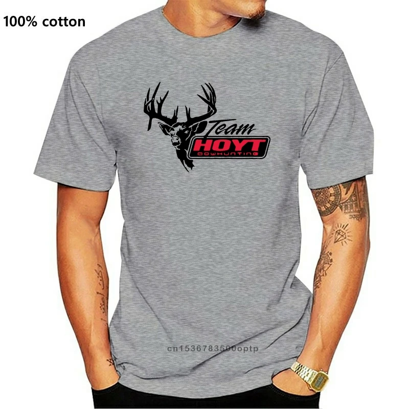 

Team Hoyt Bowhuting Archery Men Tees S To 3XL White T-shirt Short Sleeve T Shirt Cotton T Shirts Top Tee Trend