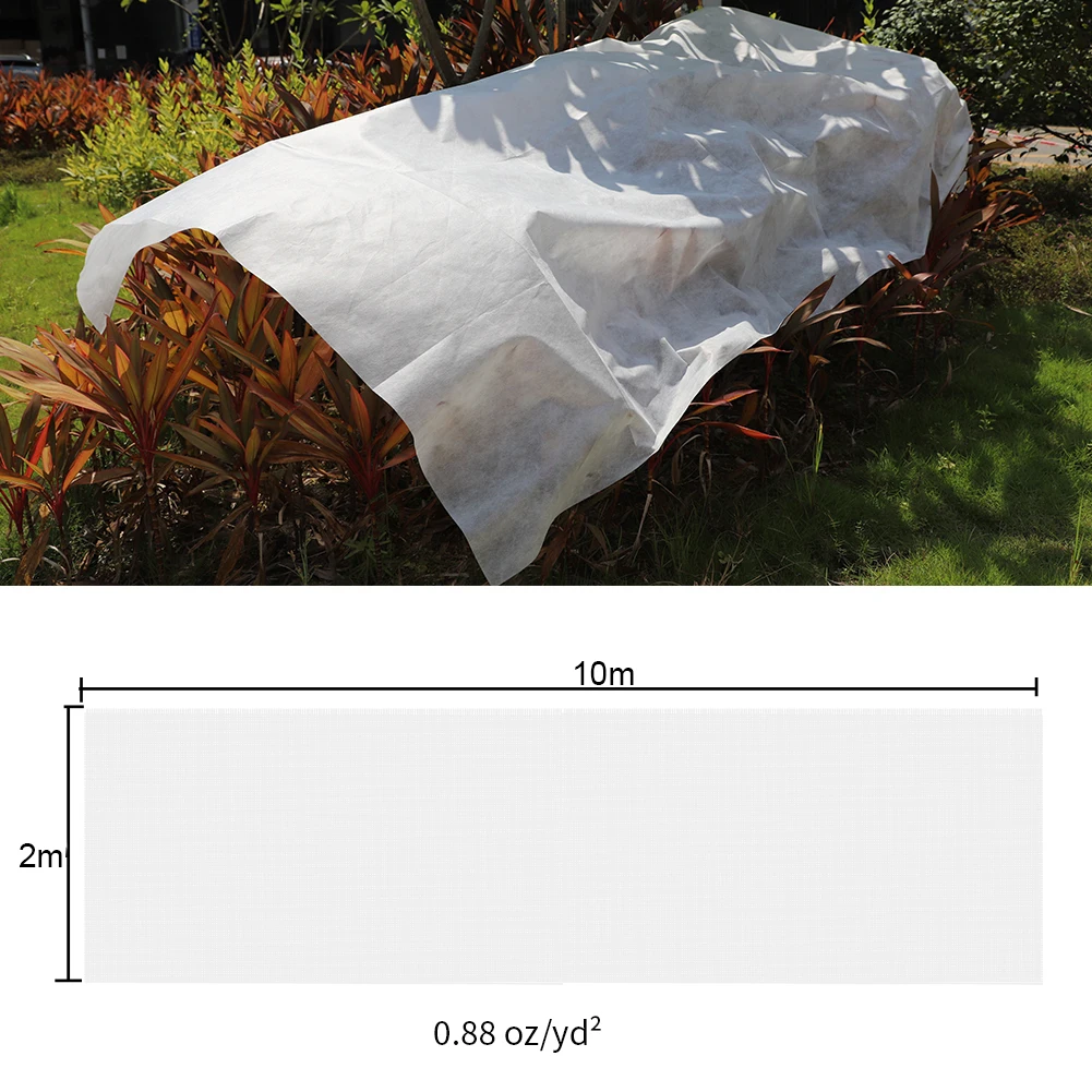 

10*2m Garden Fabric Plant Care Cover Outdoor Frost Protection Blanket for Winter Frost Cold Garden Anti-bird Mesh Netting
