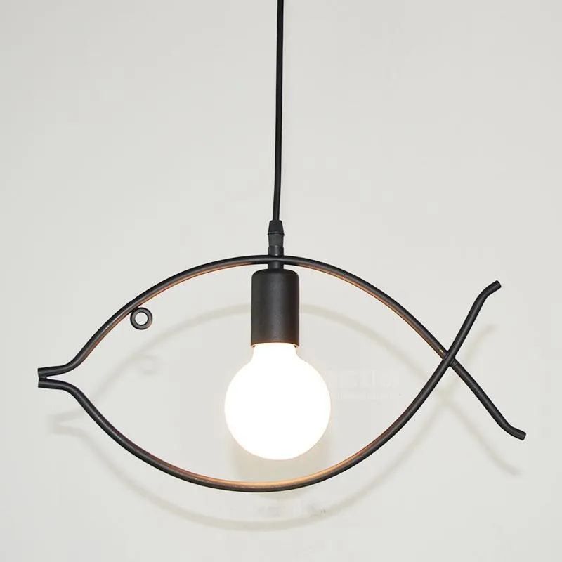 Скандинавский железный светильник винтажный промышленный подвесной в форме