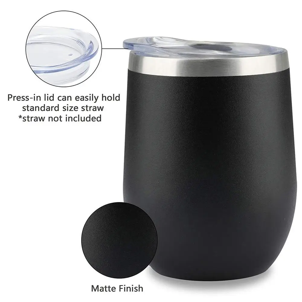 12Oz 4Colors Thermos Mug Coffee Tumber FDA Stainless Steel Tumbler Vaccum Thermo Insulated Cup With Lid For Home Office Party | Дом и сад