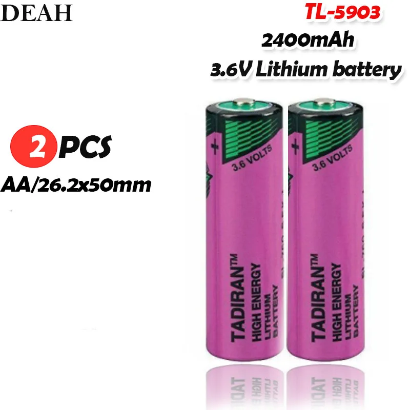 2 шт. TL-5903 ER14500 14505 3 6 V 2400mAh AA литиевая батарея PLC 14500 TL5903T SL-360 для метр предупреждение