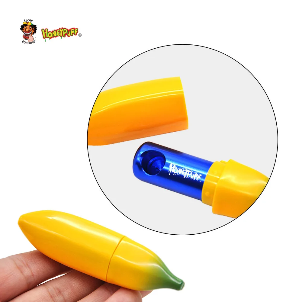 HONEYPUFF креативный банановый стиль Королевская маленькая трубка для курения трав с