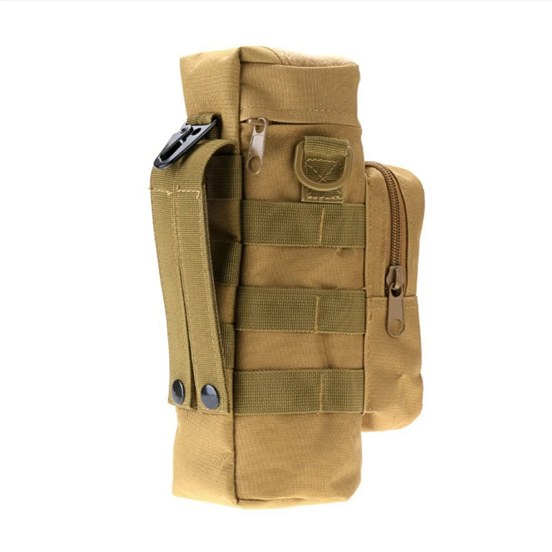 

Hunting Water Bottle Bag Molle Kettle Pouch Holder Camping Cycling Bottle Bag Drawstring Pouch Bag for Tactical Travel Tool