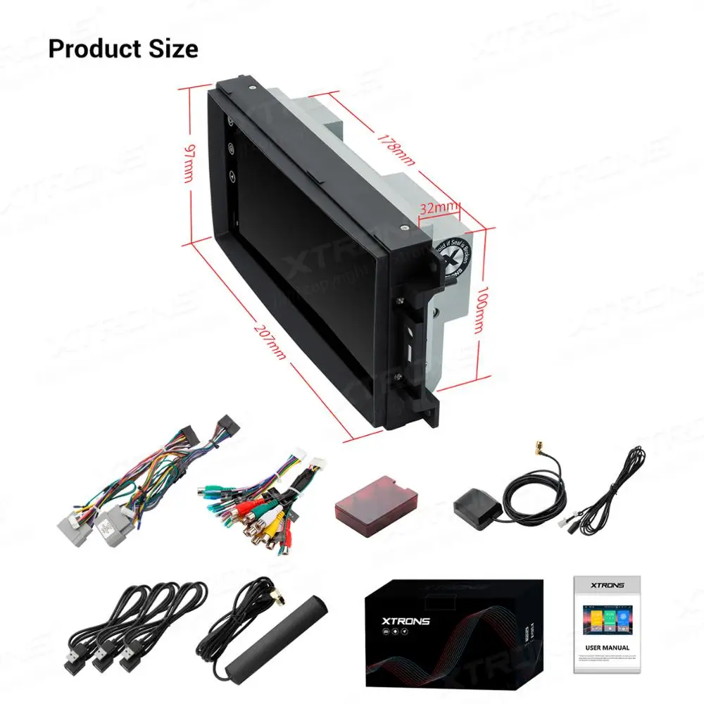 XTRONS 7&quot Android 10.0 Car Radio GPS Navigation for JEEP Patriot Liberty Wrangler Compass DODGE Chrysler NO DVD Player | Автомобили и