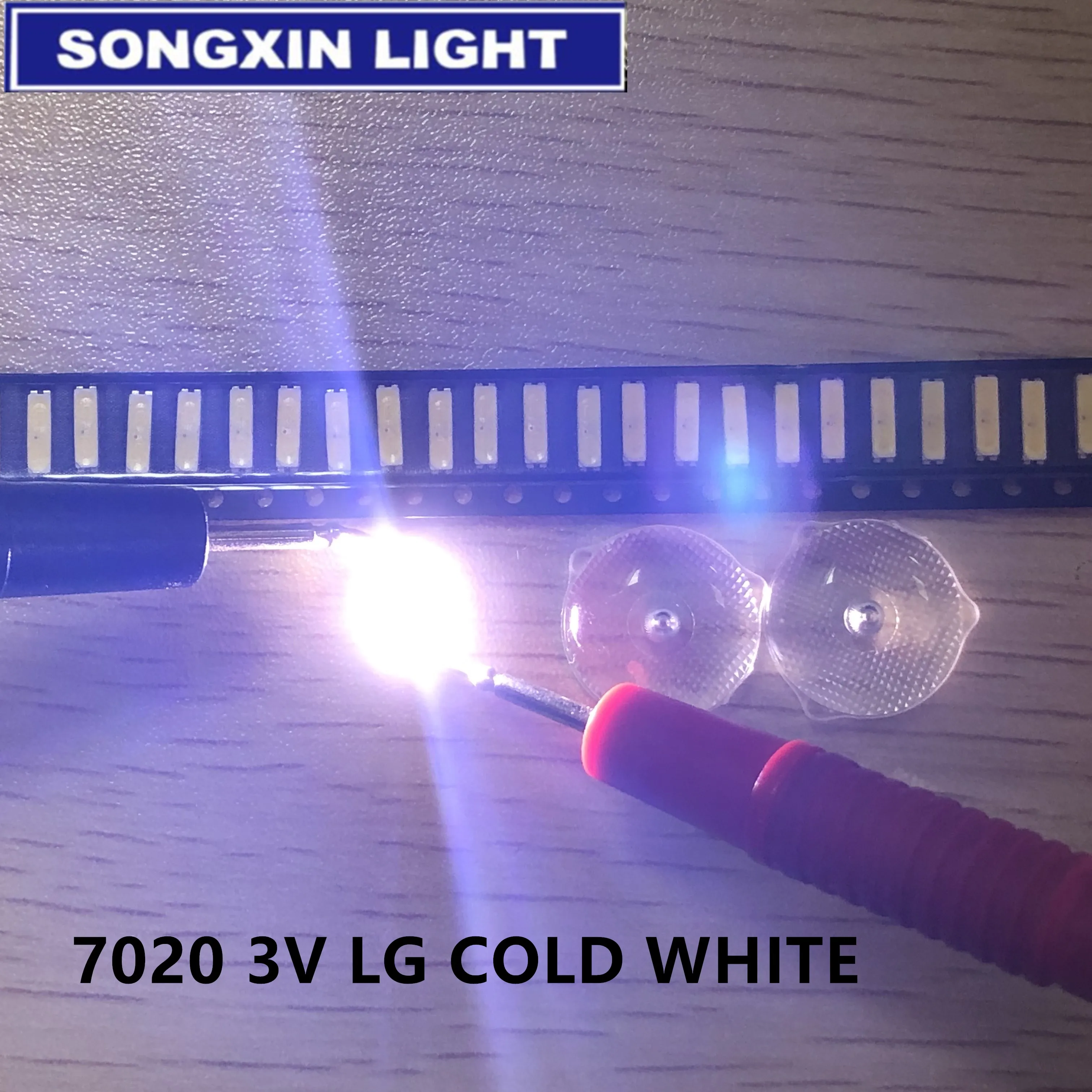 3000 шт./лот LG LED TV применение светодиоды средней мощности LCD подсветка 0 5 W 7020 3V