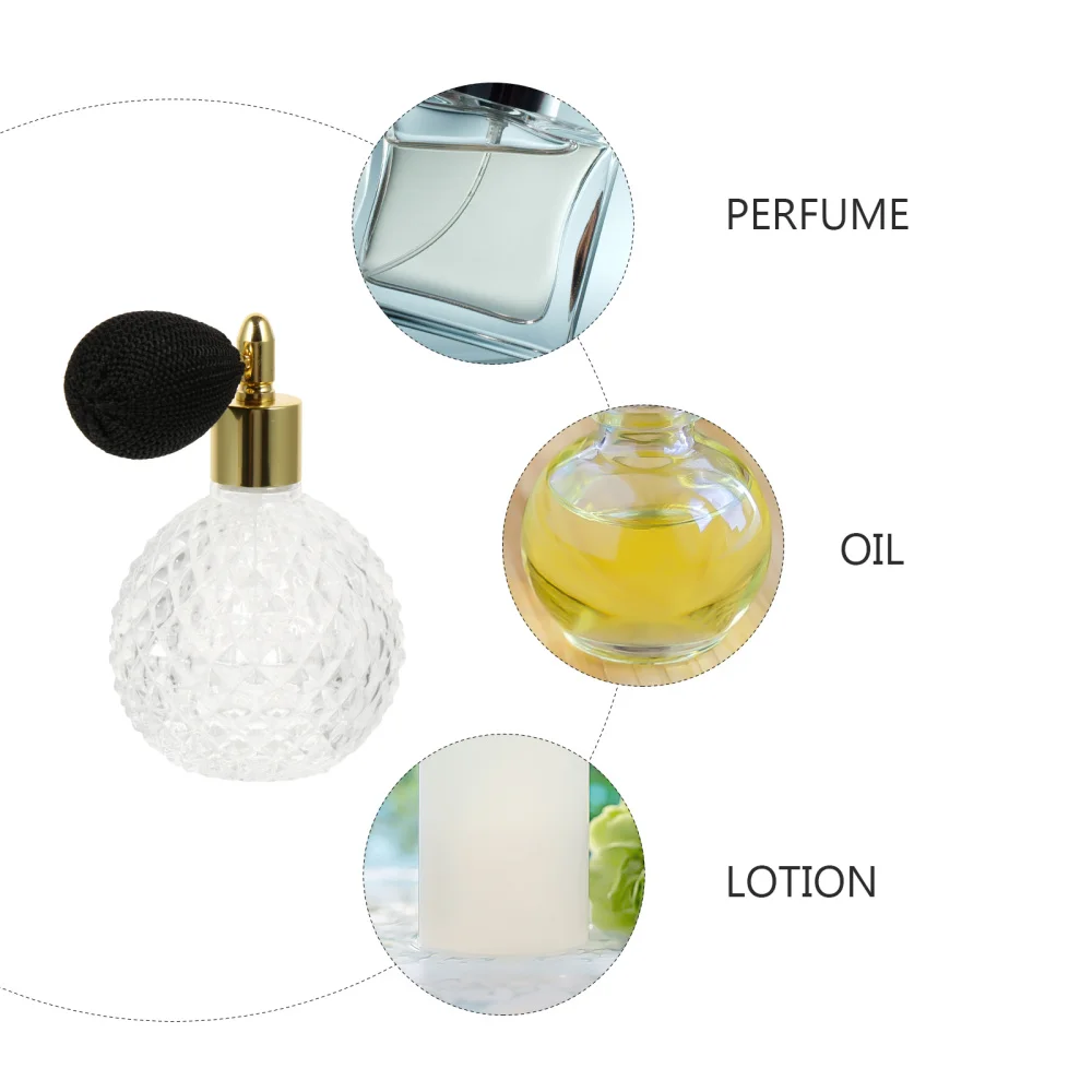 

1 Set 100ML Spray Bottle Empty Perfume Holder Perfume Container with Air Bulb