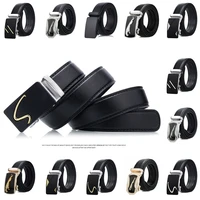 mens high quality durable automatic buckle belt business casual fashion wild jeans waistband p89