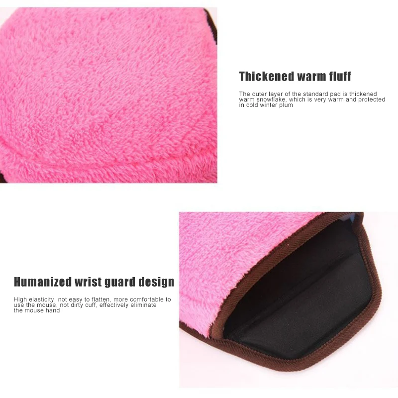 

Comfortable USB Hand Warmer Mouse Pad Heated Mouse Pad with Wristguard Keep Your Hands Warm SGA998