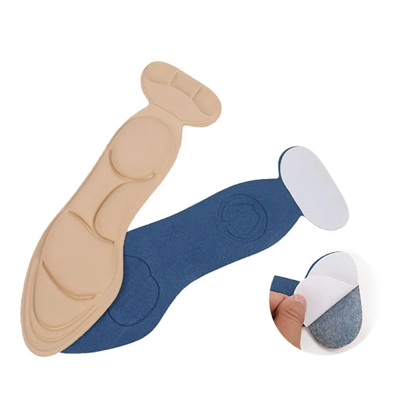 

Women Sponge High Heel Insole 5D Sponge Comfort Insoles Arch Massage Sponge Soft Insole Heel Pad Protector