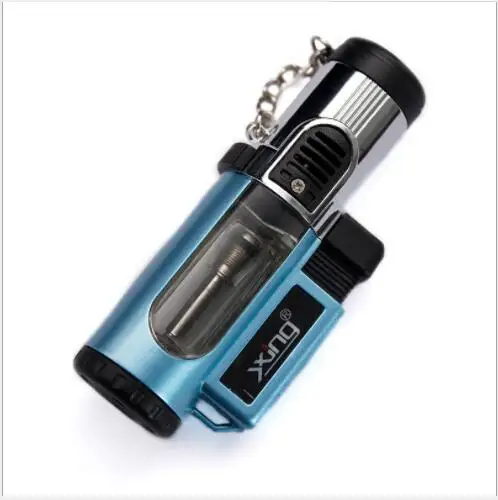 Креативная Бутановая газовая надувная Зажигалка 1 одиночная/3 прямая мощная