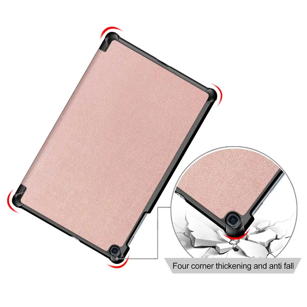 Чехол для Samsung Galaxy Tab A 10 1 2019 планшет SM-T510 SM-T515 SM T510 T515 принципиально тонкий кожаный
