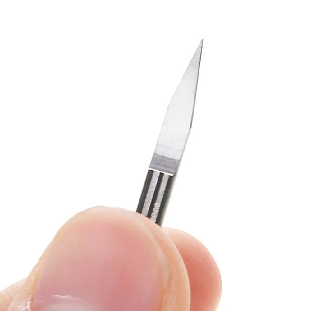 

20pcs Carbide PCB Engraving Bits 3.175mm CNC Router Bit 10/15/20/30 Degree Milling Cutter Tools
