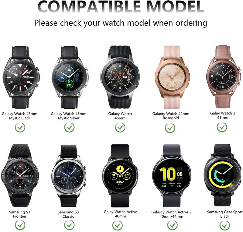 

Jewelry Bling Metal Bracelet For Samsung Galaxy Watch 3 Active 2 44mm 40mm Band Huawei Watch GT 2 Strap For Gear S3 Amazfit Gtr