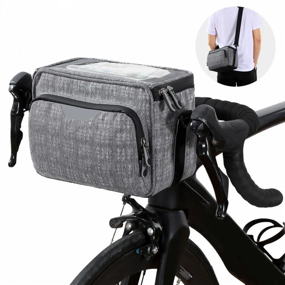 

Bicycle Bag Bike Waterproof Storage Bag Diagonal Bag Front Handlebar Bag Multi-function