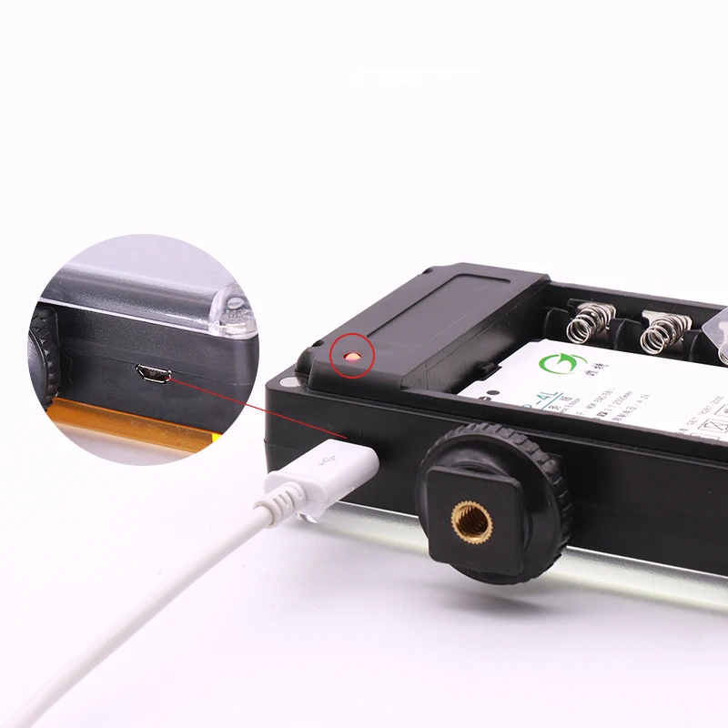 Горячий башмак Светодиодная лампа 96 LED телефон видео свет фото освещение на