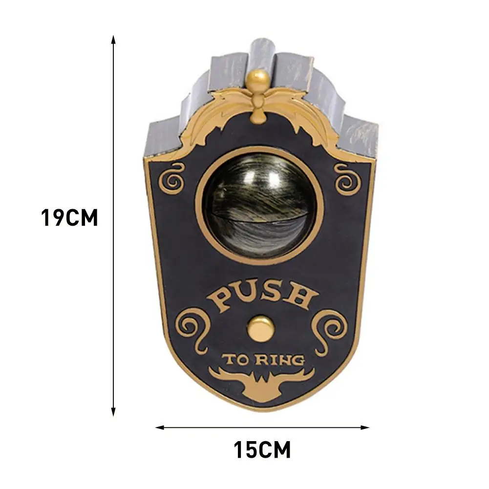 Хэллоуин дверной звонок Глаза открываются толпы жуткие Глазные яблоки съемный