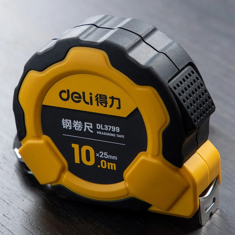 Стальная рулетка Youpin Deli DL3797 автоматический замок 0 точек коррекция очистка