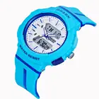 Новые цифровые кварцевые детские спортивные наручные часы ohsen для мальчиков с силиконовым ремешком 50 м Водонепроницаемые Синие уличные часы для плавания студенческие часы детские подарки